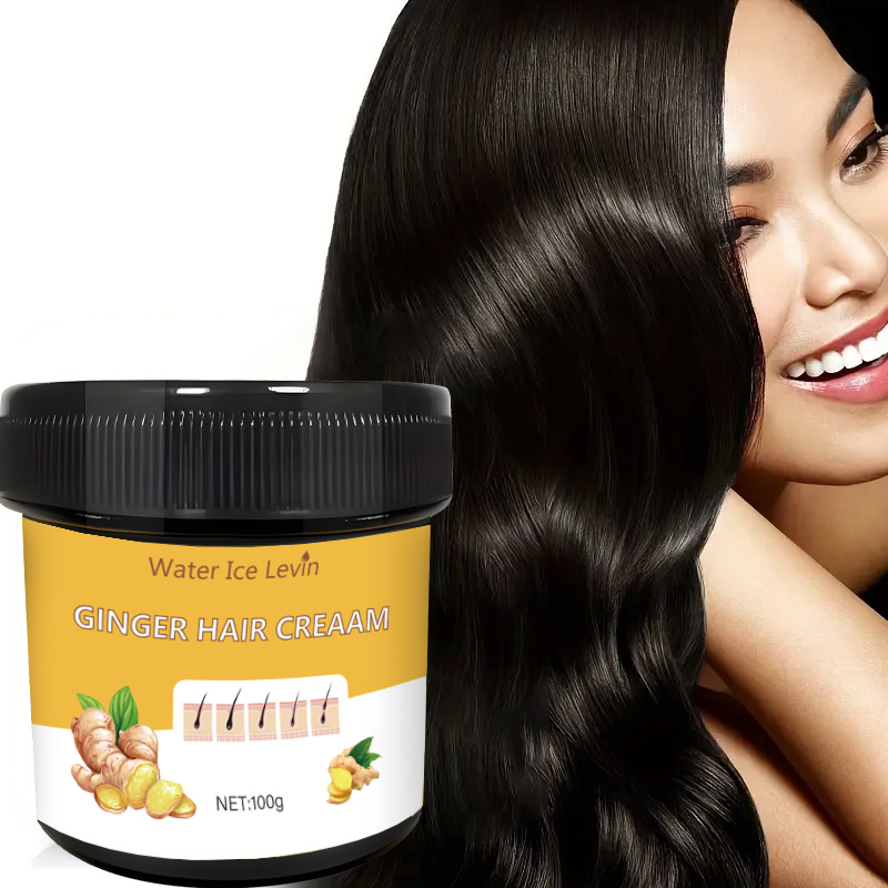 Coconut Oil Refined - كريم للشعر برائحة الزنجبيل، بلسم مرطب
