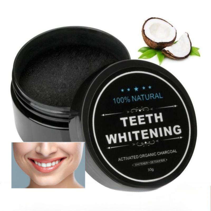 Activated Charcoal Powder - 1 صندوق من مسحوق تبييض الأسنان