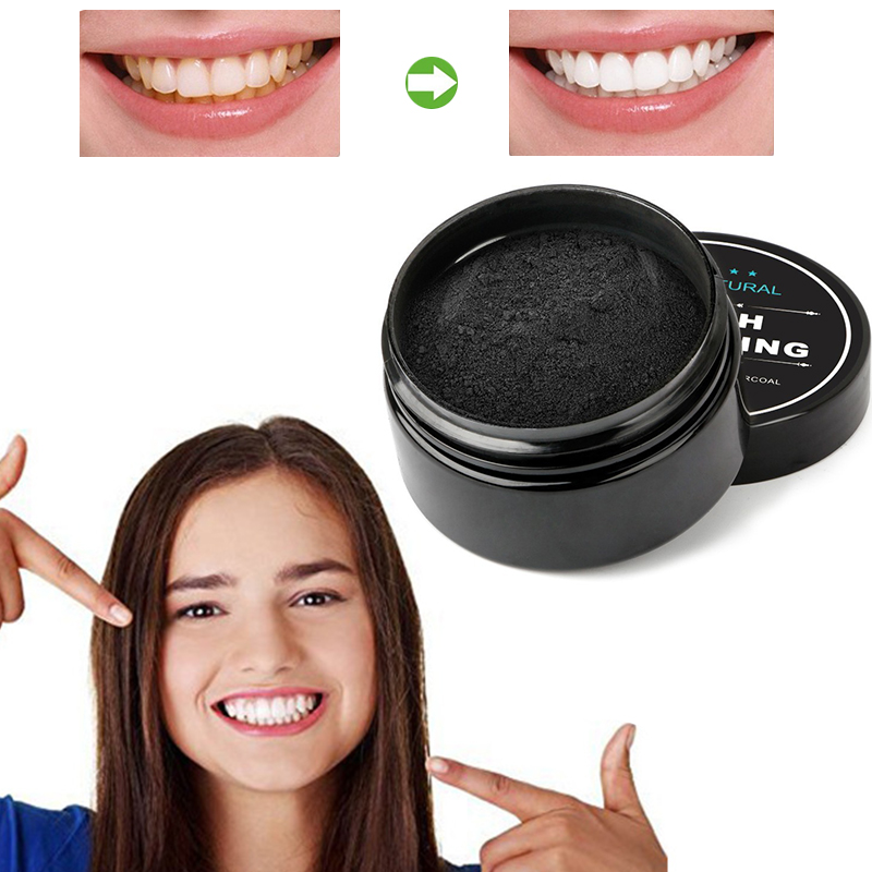 Activated Charcoal Powder - 30 جرام مسحوق تبييض الأسنان معاجين