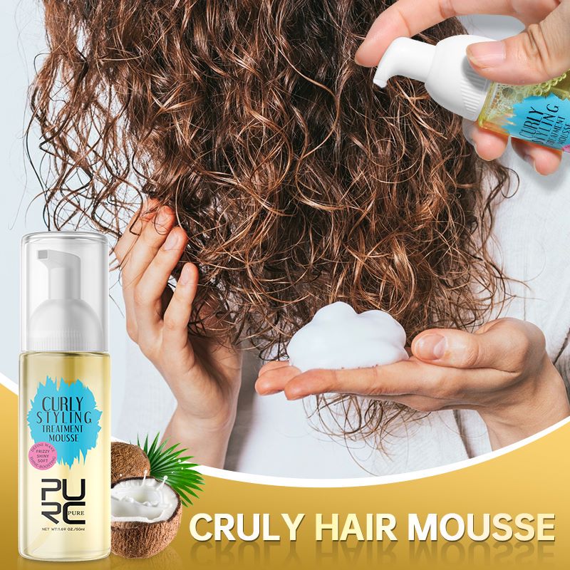 PURC علاج الشعر المجعد، زيت ال - مراجعة Coconut Oil Refined وسعره