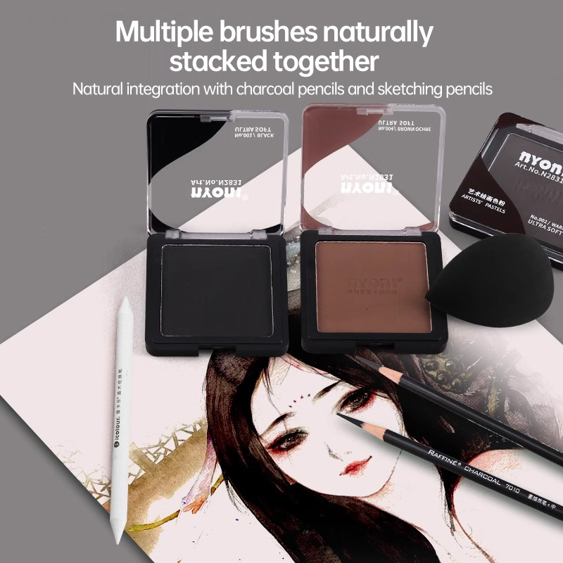 مسحوق لون فحم نايوني-جرافيت ،  - مراجعة Activated Charcoal Powder وسعره