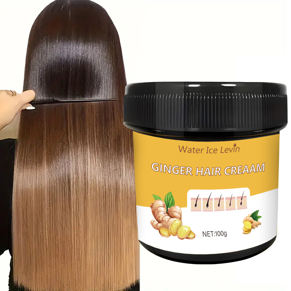 كريم للشعر برائحة الزنجبيل، بل - مراجعة Coconut Oil Refined وسعره