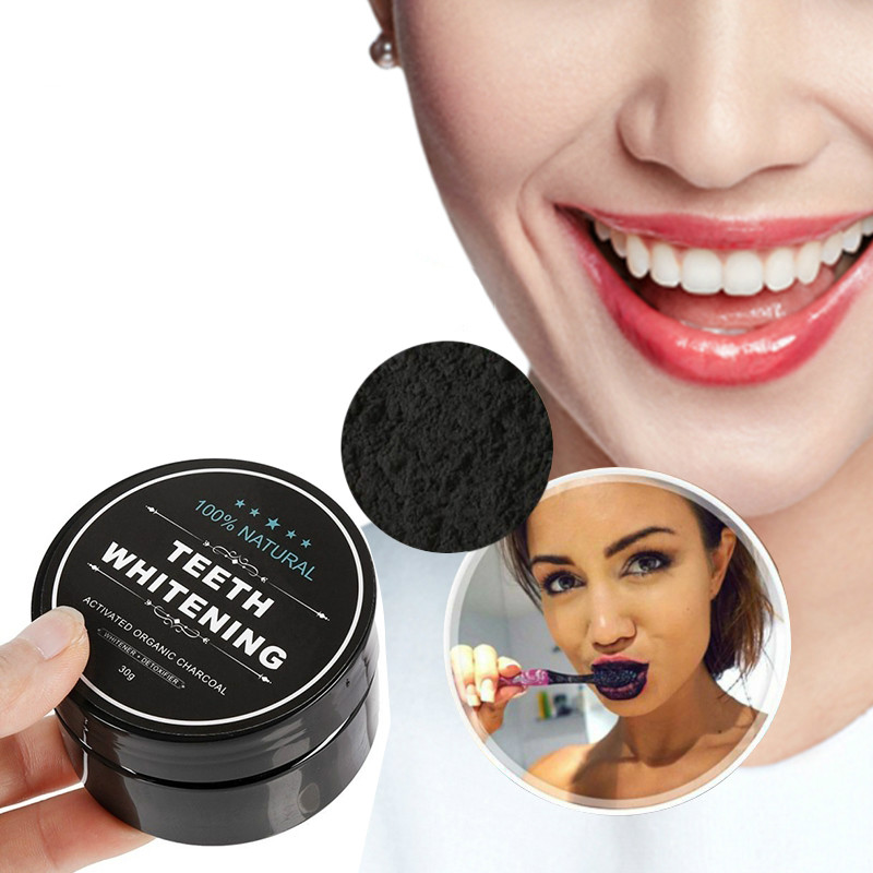 30 جرام مسحوق تبييض الأسنان مع - مراجعة Activated Charcoal Powder وسعره